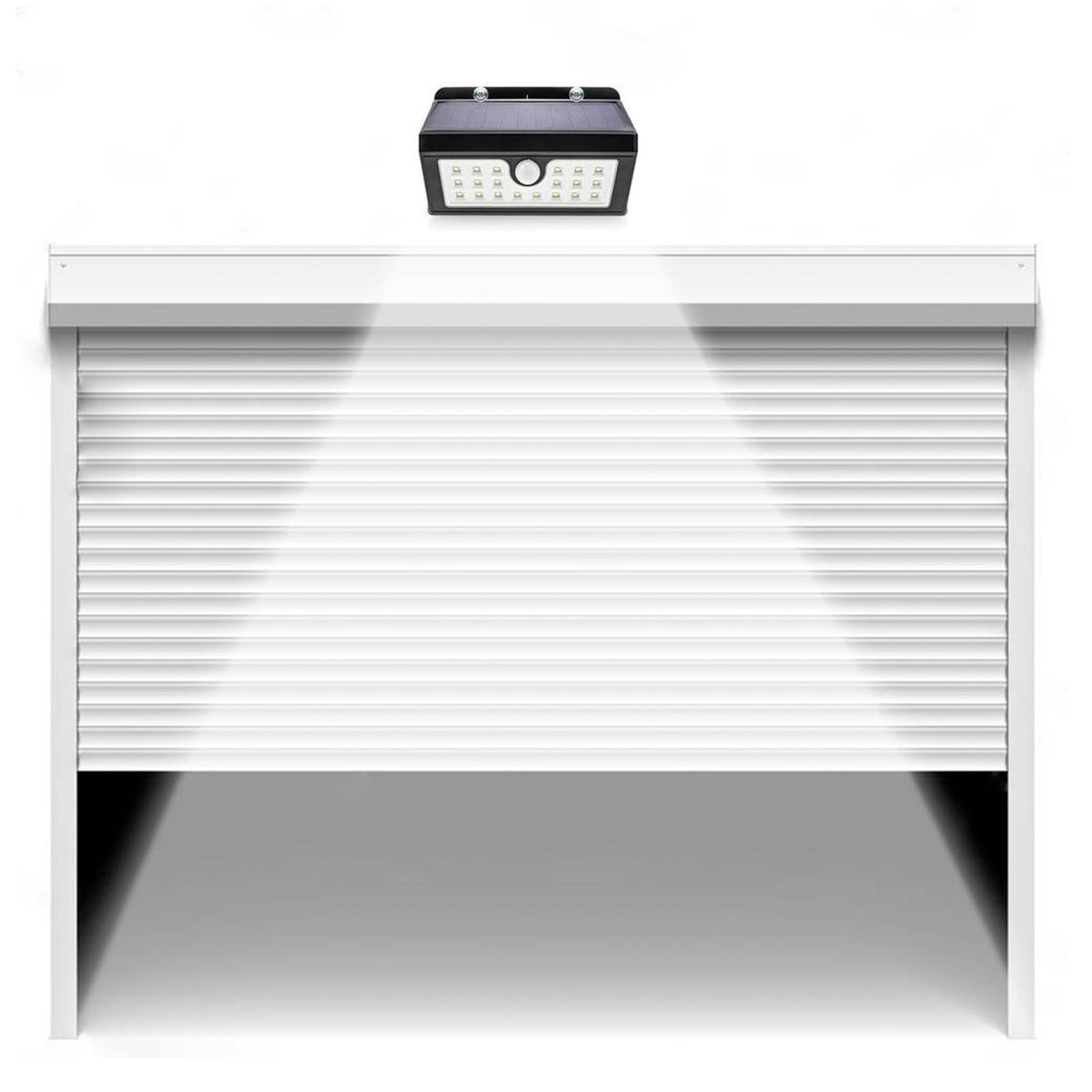 Foco Solar De Pared 4w Con Sensor