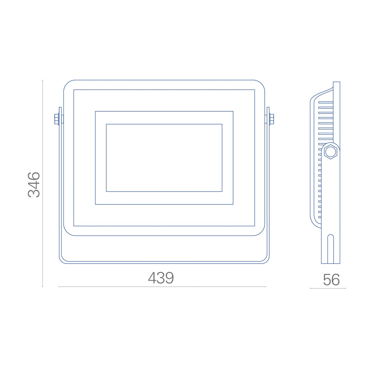 Proyector LED 200W Telco Flat Pro 6000K Megabright®