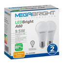 Ampolleta Led A60 Clasica 9,5W/3000K E-27 PACK X 2