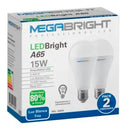 Ampolleta Led A65 Clasica 15W/6400K E-27 PACK X 2