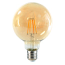 Ampolleta Led G95 Yellow Glass E27 6W Vintage