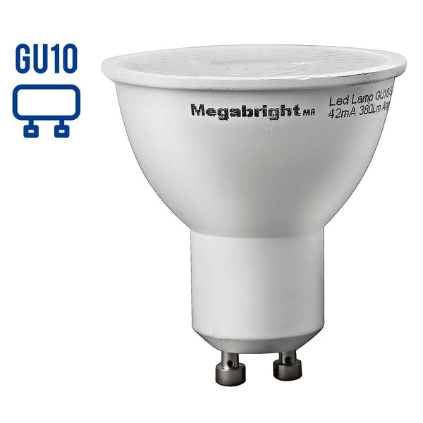 Ampolleta LED PAR16 5.5W/3000K GU-10