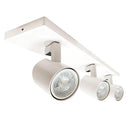 Barra Sobrepuesta Triple GU-10 Blanco Mate P3