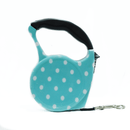 Correa Retráctil Mascota 4,5 metros celeste