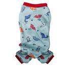 Pijama Para Mascota Dinosaurio Verde