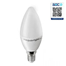 Ampolleta Led C37 Vela 5W/3000K E-14