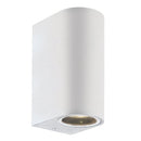 Aplique GU-10 Luz Directa/Indirecta Blanco IP44
