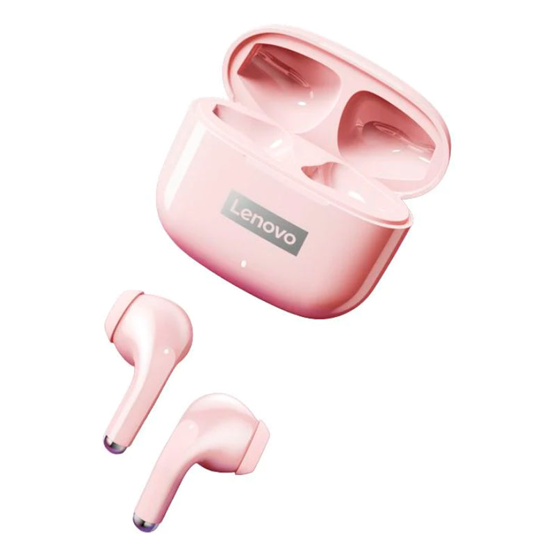 Auriculares Inalámbricos Bluetooth Lenovo Lp40 Pro Rosa Color Rosa