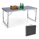 Mesa Para Acampar Plegable De Aluminio