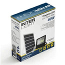 Proyector LED SOLAR 40W + Panel Interlight