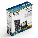 Proyector LED SOLAR 60W + Panel Interlight