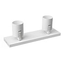 Barra Sobrepuesta Doble GU-10 Blanco Mate P2