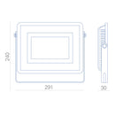 Proyector LED 100W Telco Flat Pro 6000K