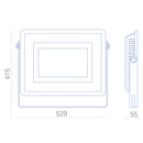 Proyector LED 300W Telco Flat Pro 6000K