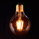 Ampolleta Led G80 Yellow Glass E27 6W Vintage