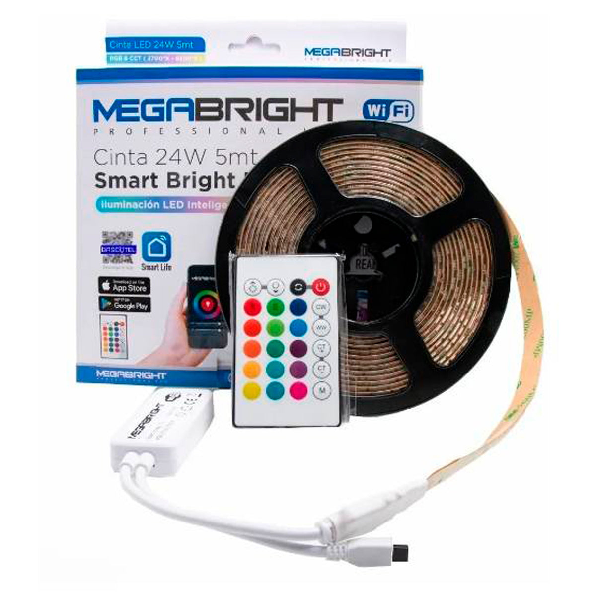 Cinta Led RGB Smart Bright 24W 5MT WIFI