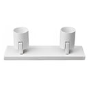 Barra Sobrepuesta Doble GU-10 Blanco Mate P2