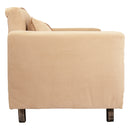 Sofá Cama 2 Cuerpos Modular Felpa Soft Beige 137x80x60 cm