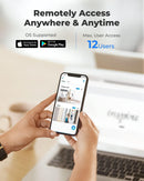 Kit De Cámaras Seguridad NVR Profesional Reolink 8CH 5MP PoE 2TB HDD para grabación 24/7, RLK8-410B4-5MP