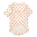 Polera Para Perro Corazones Blanco