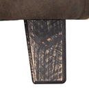 Sofá Cama 2 Cuerpos Modular Felpa Soro Velvet Marrón 137x80x60 cm