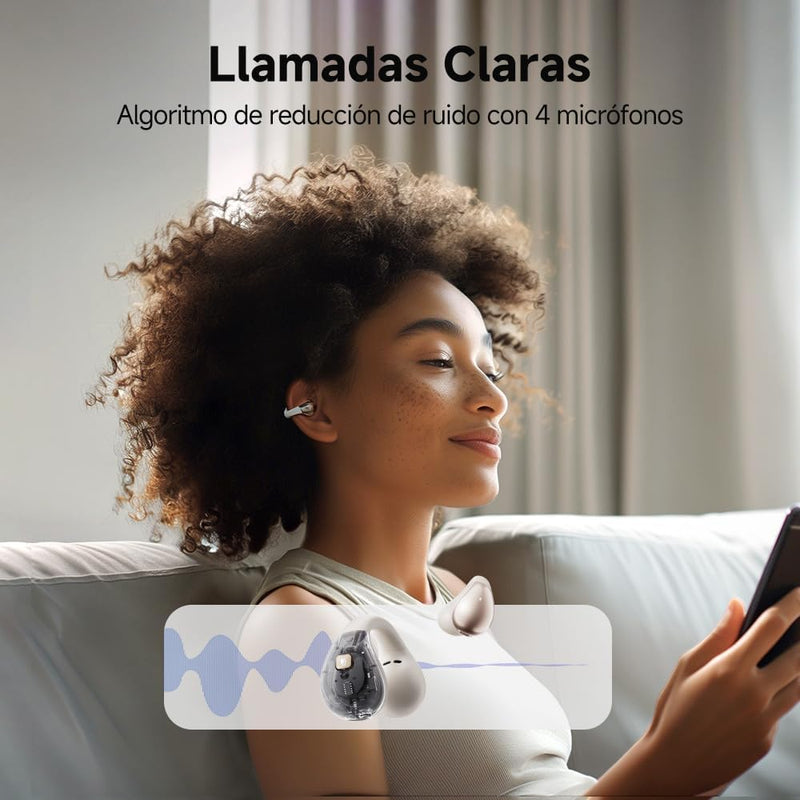 Audífonos Inalámbricos QCY Crossky C30 Blanco