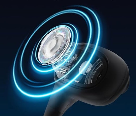 Audifonos Inalámbricos Qcy Crossky Gtr2 Negro