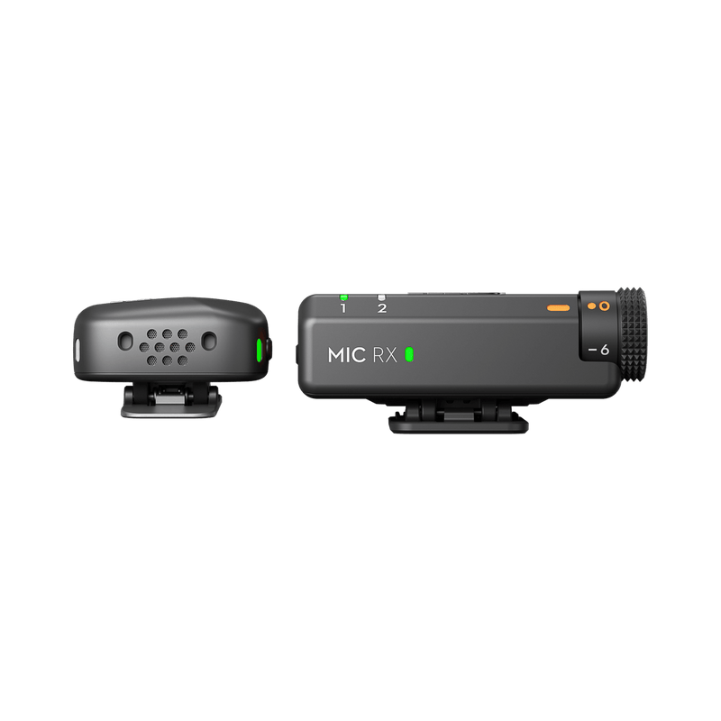 Dji Mic Mini Kit De Micrófono Con 1 Trasmisor Y 1 Receptor Negro