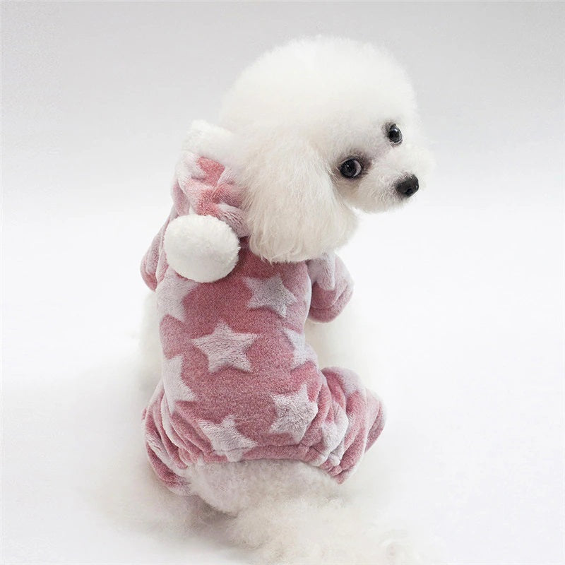Ropa Abrigo Polar Para Mascota Perro Gato Rosa