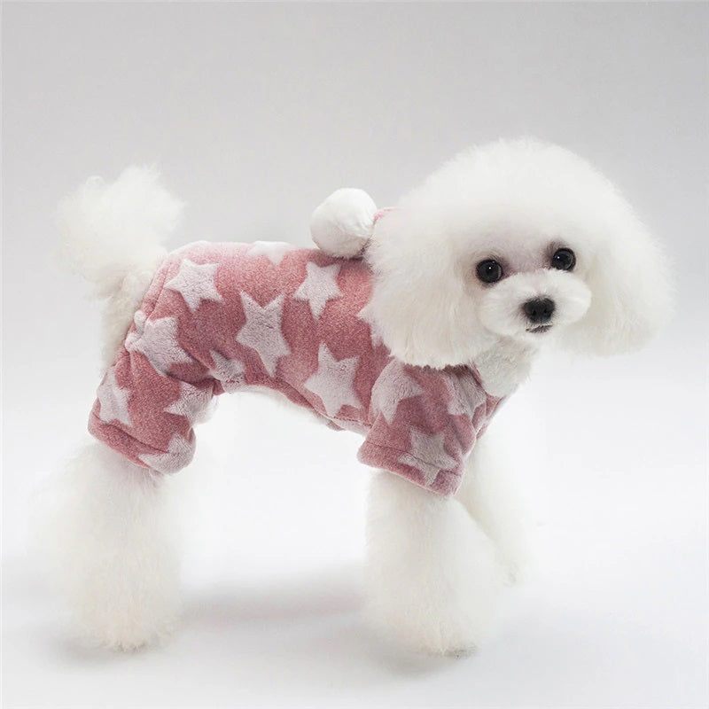 Ropa Abrigo Polar Para Mascota Perro Gato Rosa