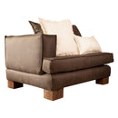 Sofá Modular Seccional Gris Oscuro C2 270x95x68 cm