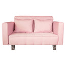 Sofá Cama 2 Cuerpos Modular Rosa 137x80x60 cm