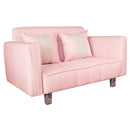 Sofá Cama 2 Cuerpos Modular Rosa 137x80x60 cm