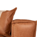 Sofá Modular Seccional Marrón Claro 270x95x68 cm