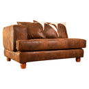 Sofá Modular Seccional Marrón P2 270x95x68 cm