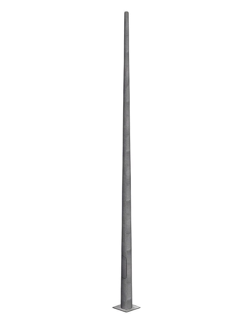 Poste Acero Galvanizado Cónico Tubular 5 Metros