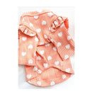 Polera Para Perro Corazon Rosado