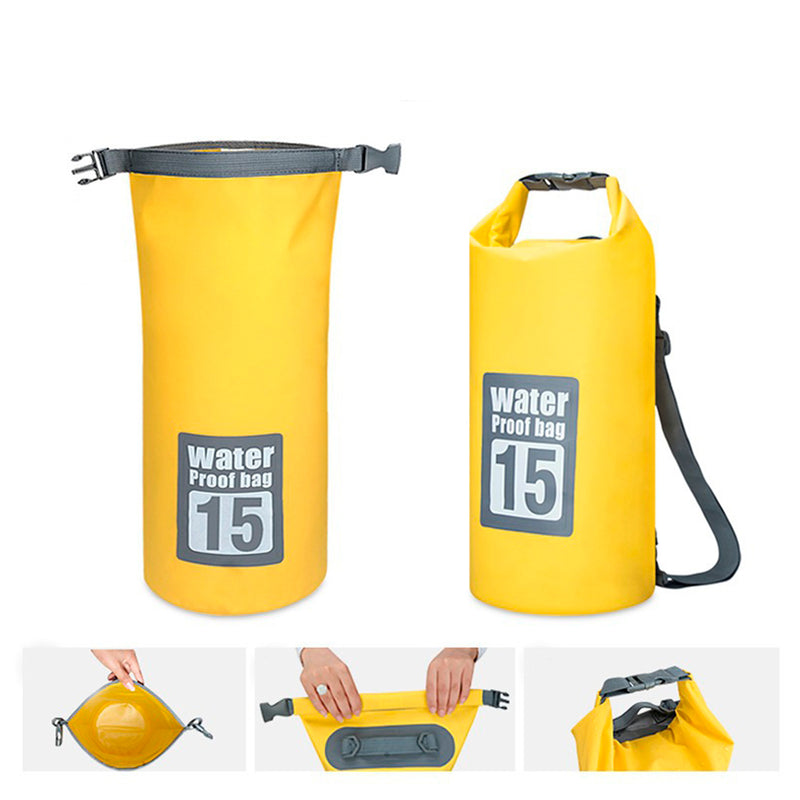 Mochila Impermeable Para Camping 15L