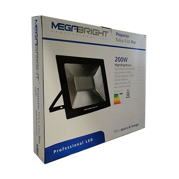 Proyector LED 200W Telco Flat Pro 6000K
